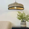 Abat-jour pour luminaire en herbier