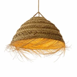 Abat-jour pour lustre fibres naturelles