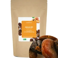 Abricots bio - 1kg (moelleux, dénoyautés, séchés) - riche en potassium