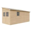 Abri de jardin en bois avec paroi latérale les planchers imprégné - 10 m2