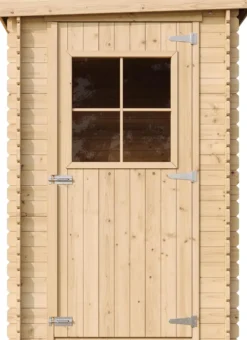 Abri de jardin en bois avec sol traité- l239xl144xh198 cm-2.63 m2