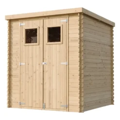 Abri de jardin en bois avec sol traité - de haute qualité - 3.53 m2