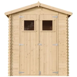 Abri de jardin en bois avec sol traité - l196xl136xh218 cm- 1.98