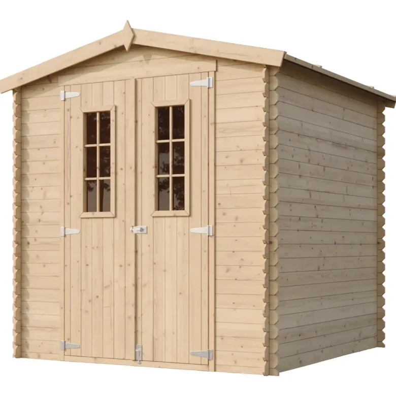 Abri de jardin en bois avec sol traité l216xl206xh218 cm - 3.53 m2