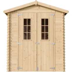 Abri de jardin en bois avec sol traité - l186xl196xh218 cm - 2,82 m2