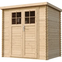 Abri de jardin en bois de haute qualité l204xl142xh200cm-2.22m2
