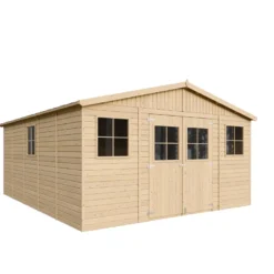 Abri de jardin en bois - h246x418x522 cm-20 m²