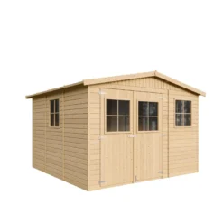 Abri de jardin en bois - h226x316x324 cm-9 m²