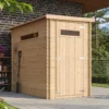 Abri de jardin en bois - l239xl144xh198 cm-2.63 m2