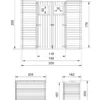 Abri de jardin en bois l204xl142xh200cm-2.22m2