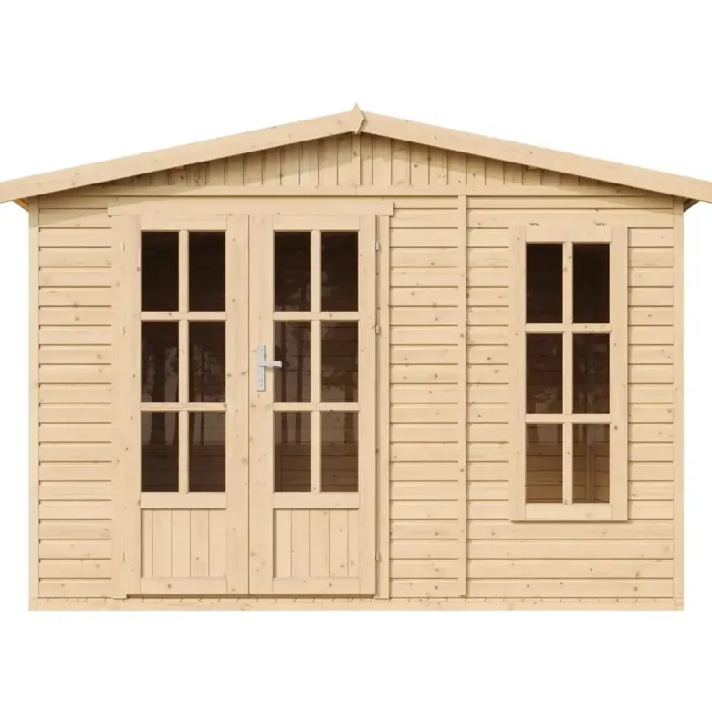 Abri de jardin en bois 6 m2 - l332xp222xh232cm