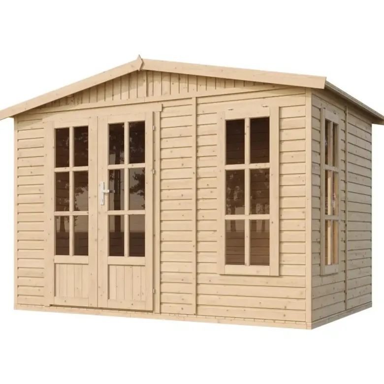 Abri de jardin en bois 6 m2 - l332xp222xh232cm