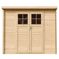 Abri de jardin en bois -porte verrouillable de haute qualité - 2.63 m2