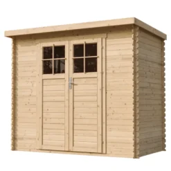 Abri de jardin en bois -porte verrouillable de haute qualité - 2.63 m2