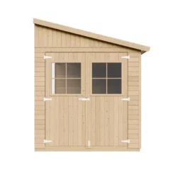Abri de jardin en bois sans paroi latérale plus les planchers imprégné-8 m2