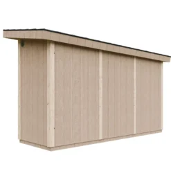Abri de jardin qualité premium 4m² l161xl412xh239 cm - rouge