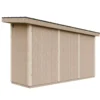 Abri de jardin qualité premium 4m² l161xl412xh239 cm - gris