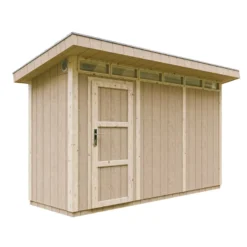 Abri de jardin qualité premium 4m² l161xl412xh239 cm - gris