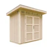 Abri de jardin qualité premium 3m² l161xl294xh239 cm - beige