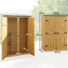 Abri de rangement bois 2 portes