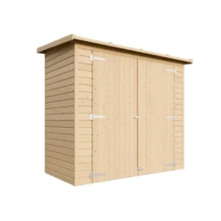 Abri à outils en bois - 194x123x223 cm 2,1 m² - beige