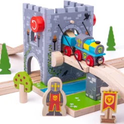 Accessoire ferroviaire à pont-levis