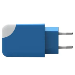 Adaptateur secteur Ice-GaN 65W charge rapide Bleu