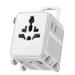 Adaptateur universel de voyage avec USB-C 25W 150 pays Blanc