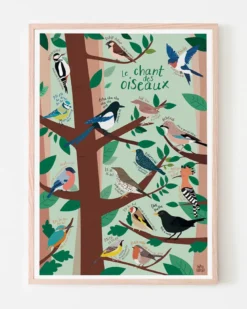 Affiche le chant des oiseaux