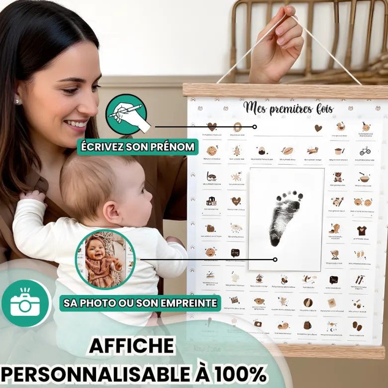 Affiche mes premières fois - ourson