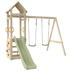 Aire de jeux toboggan - balançoires - m