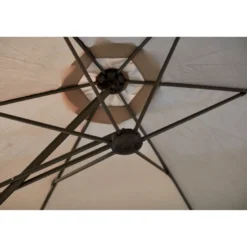 Alcudia parasol gris droit rond 294 x 294 m