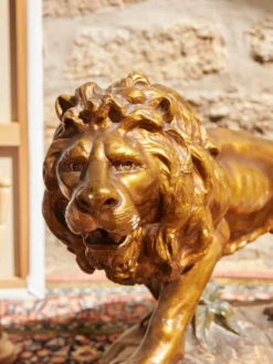 Alix, le lion en plâtre fiorucci n°983