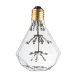 Ampoule lampe décorative rouge diamant e