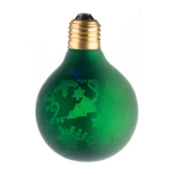 Ampoule lampe déco sapin vert g80 e27
