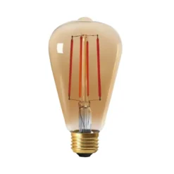 Ampoule led e27 rétro vintage ambrée