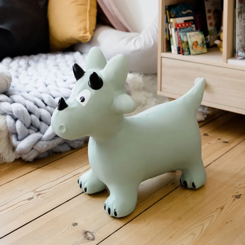 Animal sauteur gonflable dino