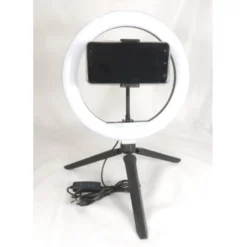 Anneau led selfie avec support téléphone