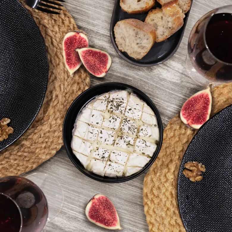 Appareil cuisson camembert à la bougie chauffe-plat sans électricité