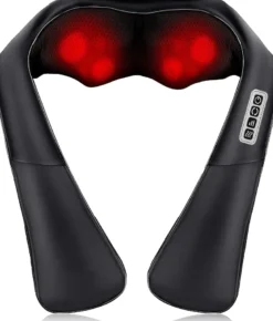 Appareil de massage shiatsu chauffant 8 têtes pour cou et dos