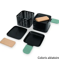 Appareils cuisson raclette à la bougie chauffe-plat duo sans électricité