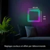Applique murale led - inoleds - rgb - cube