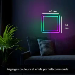 Applique murale led - inoleds - rgb - cube