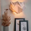 Applique murale origami en papier