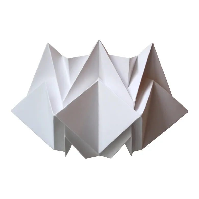 Applique murale origami en papier