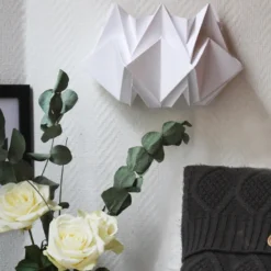 Applique murale origami en papier