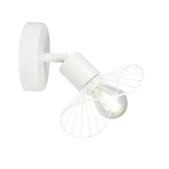 Applique spot orientable capeline blanc