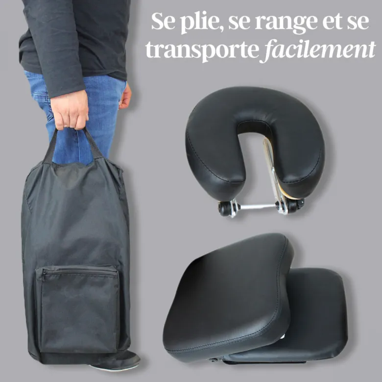 Appui tête de massage transportable