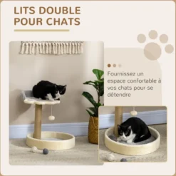 Arbre à chat griffoir design patte de chat