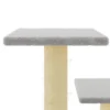 Arbre à chat meuble tour grimper jouet 53.5 x 53.5 x 61 cm gris
